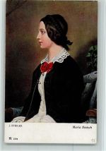 Gemälde von J. Stieler - Maria Dietsch AK Frau Künstlerkarte
