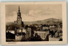 Schweidnitz Swidnica 1921 Foto AK mit Kath. Pfarrkirche