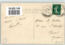 13000 Marseille 1910 - la Plage du Prado vue de Cote Gauche Straßenbahn