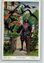 Märchen - Die sieben Raben Nr. 1 AK Herrfurth, O.