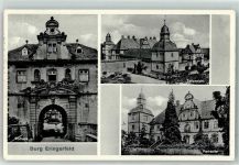 59590 W4787 Geseke - Burg Eringerfeld Torhaus Landpost Langenstraße über Rüthen