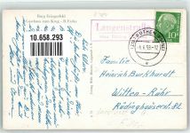 59590 W4787 Geseke - Burg Eringerfeld Torhaus Landpost Langenstraße über Rüthen