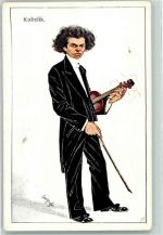 Geiger Kubelik Dirigent Karikatur Brüder Kohn B.K.W.I. 970-5 Pollak, C. J.