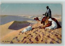 Lehnert & Landrock Nr. 909 au desert AK Arab. Volkstyp