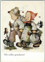 Nr. 5836 Verlag Josef Müller, gute Erhaltung Hummel