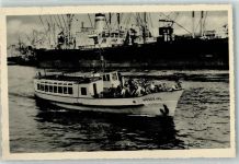 W2800 Bremen Hafen Personenschiff Wesertal Binnenschiff Foto AK