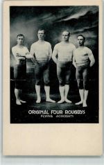 Original Four Rougbys Flying Akrobaten Artist 1925