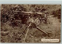 WK I Französisches Maschinengewehr Waffe Privatfoto AK