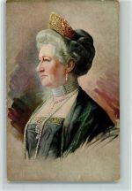 gute Erhaltung AK Kaiserin Auguste Victoria Künstlerkarte