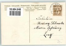 Mädchen mit weißen Tauben Blumengirlanden Rosen Vergißmeinnicht Lithographie Neujahr 1906 Prägedruck