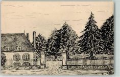 51600 Saint-Souplet-sur-Py 1914 Radierung Feldpost WK I Feldlazerett