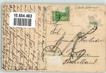 79837 W7821 Menzenschwand 1921 Gebrauchsspuren Hotel u. Kurhaus Adler