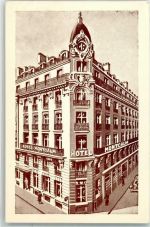 75000 Paris Künstlerkarte Hotel Montcalm Rue d`Hauteville