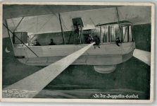 Gondel Luftflottenverein Zeppelin Künstlerkarte