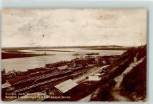 Beograd Belgrad - l`embouchure de la Save dans le Danube Frachtschiff