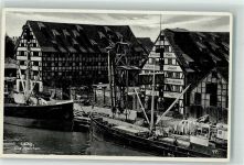 Elbing Elblag Gebrauchsspuren Hafen Alte speicher