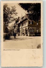 72525 W7420 Münsingen , Württ 1938 Foto AK Hardt-Hotel