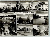 31535 W3057 Neustadt am Rübenberge - Schwimmbad Amtsgericht Rathaus Marktstr. Leinstr.
