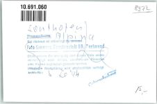 87527 W8972 Sonthofen , Oberallgäu FOTO KEINE AK Gasthaus Alpina Gaststube Ort handschriftlich