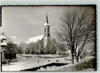78073 W7737 Bad Dürrheim , Schwarzw FOTO KEINE AK Kirche Ort handschriftlich