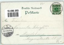 69115 W6900 Heidelberg , Neckar 1896 Lithographie Schloss