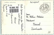 Payerne Flugabwehrgeschütz Feldpost Ort lt. Stempel Artillerie WK II Foto AK