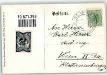 Pferd Reiter Vignette Verein Südmark Ostern 1908