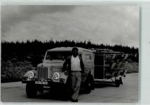Oldtimer Anhänger Lkw Privatfoto KEINE AK