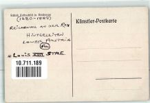 Reichenau an der Rax sign. Fischer Alex Schloss Rothschild Louis XIII. Jüdisches Gebäude 1923 Künstlerkarte