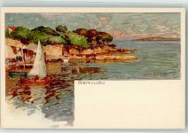 Beaulieu-sur-Mer Nr. 456 Wielandt, M. Lithographie / Künstlerkarte