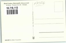 76332 W7506 Bad Herrenalb Foto AK Hotel Lacher