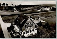 72285 W7293 Herzogsweiler Gebrauchsspuren Gasthaus Pension Sonnenschein Foto AK