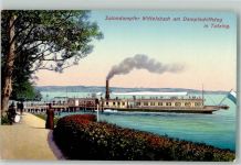 W8132 Tutzing Zieher, Ottmar Z 1481 Salondampfer Wittelsbach am Anlegeplatz Binnenschiff
