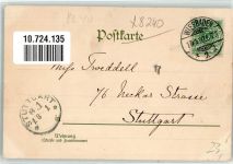 83471 W8240 Berchtesgaden 1899 Gebrauchsspuren Lithographie leichte Abschürfungen