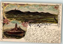 Kyffhäuserdenkmal 1899 Lithographie Kaiser-Wilhelmdenkmal
