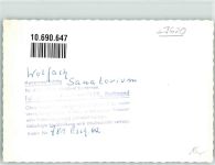 77709 W7620 Wolfach FOTO KEINE AK Sanatorium Ort handschriftlich