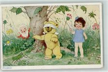 Blindekuh Teddybär Zwerg Elfe Frühlingswiese Nr 1503/2 Baumgarten, Fritz