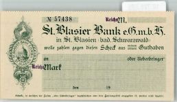 79837 W7822 St. Blasien KEINE AK Scheck