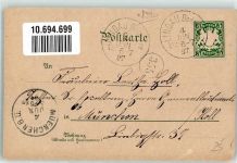 88131 W8990 Lindau Bodensee Gebrauchsspuren Lithograhpie Hafen Leuchtturm Heidenmaer
