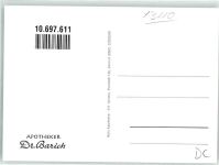 29525 W3110 Uelzen , Lüneburger Heide Foto AK Zucker Fabrik Apotheke Dr.Barich Auto Oldtimer VW Käfer