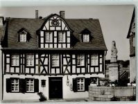 56379 W5409 Holzappel , Rhein-Lahn-Kr Foto AK Hotel Herrenhaus zum Bären