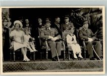 König Leopold III Prinzessin Charlotte Kronprinz Baudouin Adel Belgien Foto AK