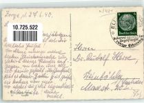 37449 W3421 Zorge - Blick auf Pension Eckebrecht Oldtimer