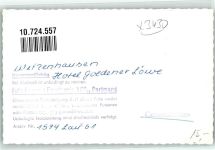 37213 W3430 Witzenhausen FOTO KEINE AK Hotel Goldener Löwe Ort handschriftlich