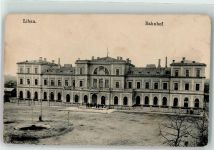 Libau Liepaja 1917 - Bahnhof