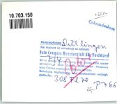 54439 W5510 Dittlingen FOTO KEINE AK Fliegeraufnahme Ort handschriftlich