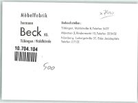72070 W7400 Tübingen FOTO KEINE AK Möbelfabrik Beck
