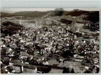 57439 W5952 Attendorn FOTO KEINE AK Fliegeraufnahme Ort handschriftlich