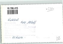 51545 W5220 Waldbröl FOTO KEINE AK Hotel Althoff Ort handschriftlich