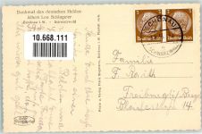 W7869 Schönau im Schwarzwald Denkmal des deutschen Helden Schlageter 1933 Foto AK